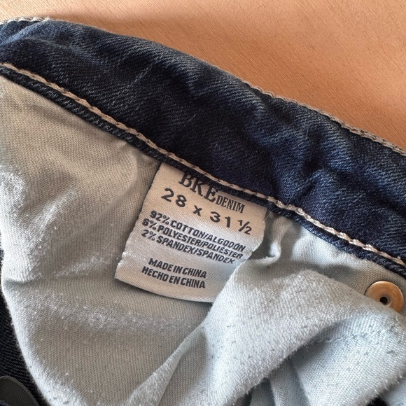 BKE Dark Wash Straight Leg Jeans - Picture 4 of 5